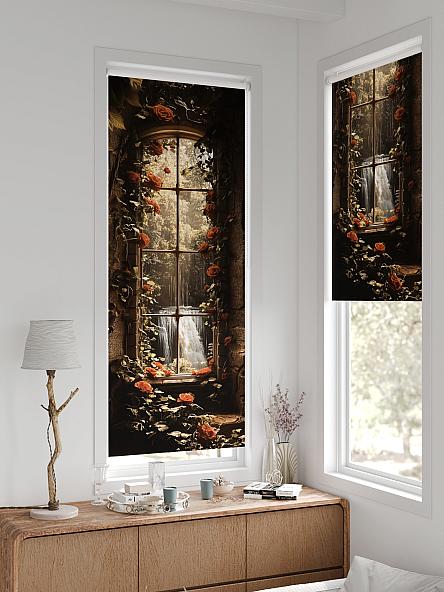 Рулонная штора для кухни для детской Лертонт - 610 - 62 см - фото 2