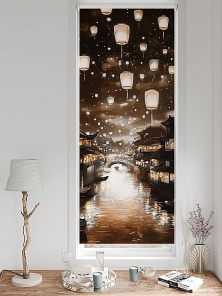 Рулонная штора для кухни для детской Лертонт - 611 - 62 см - фото 3