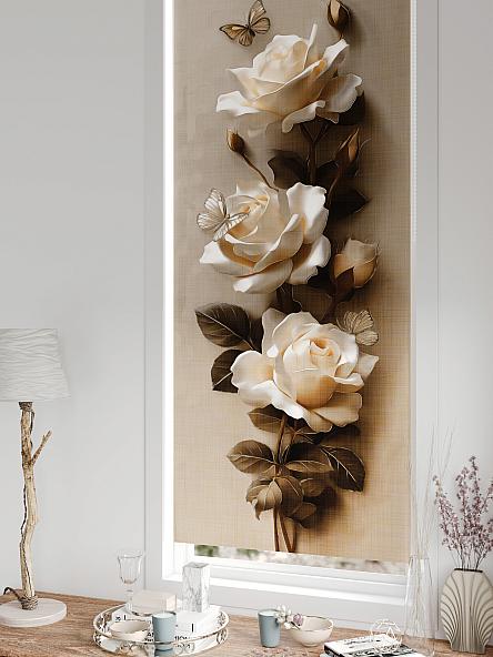 Рулонная штора для кухни для детской Лертонт - 613 - 62 см - фото 5