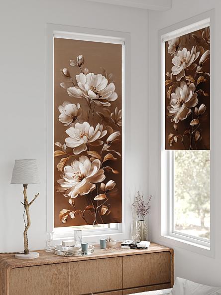 Рулонная штора для кухни для детской Лертонт - 614 - 62 см - фото 2