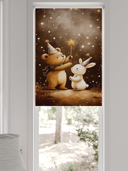 Рулонная штора для кухни для детской Лертонт - 616 - 62 см - фото 6