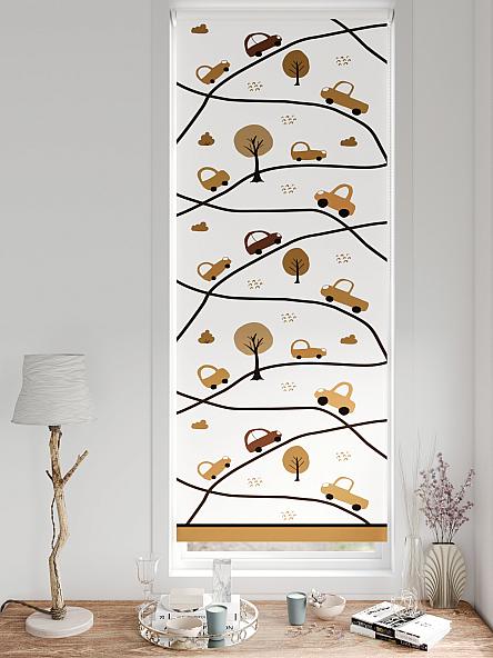 Рулонная штора для кухни для детской Лертонт - 618 - 62 см - фото 3