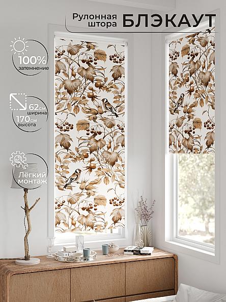 Рулонная штора для кухни для детской Лертонт - 620 - 62 см