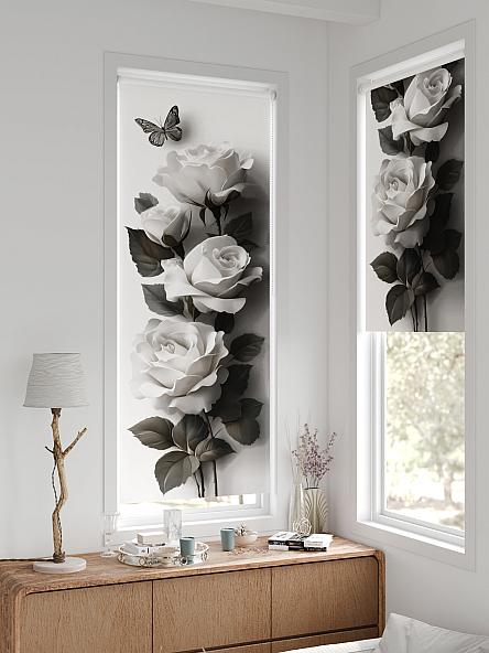 Рулонная штора для кухни для детской Лертонт - 630 - 62 см - фото 2