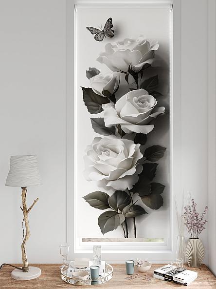 Рулонная штора для кухни для детской Лертонт - 630 - 62 см - фото 3