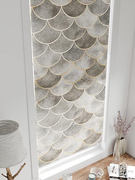 Рулонная штора для кухни для детской Лертонт - 631 - 62 см - фото 4