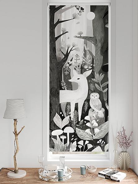 Рулонная штора для кухни для детской Лертонт - 645 - 62 см - фото 3