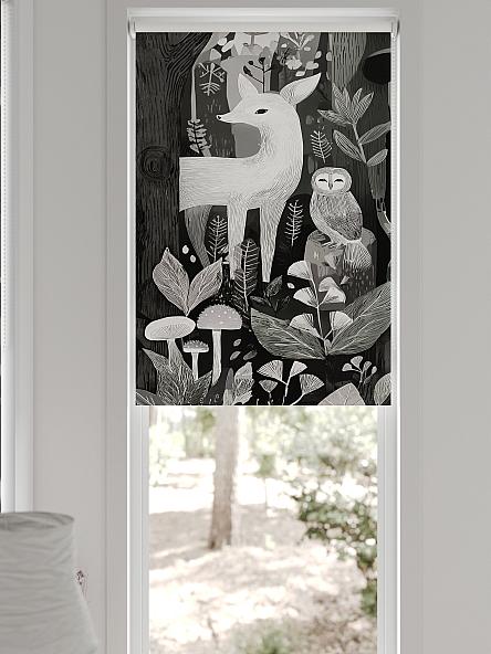 Рулонная штора для кухни для детской Лертонт - 645 - 62 см - фото 6