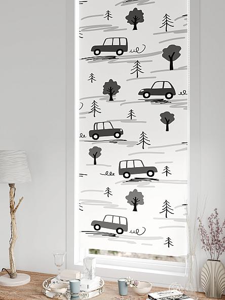 Рулонная штора для кухни для детской Лертонт - 647 - 62 см - фото 5