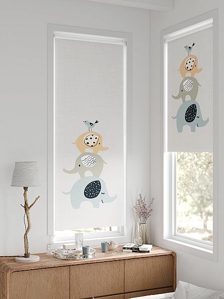 Рулонная штора для кухни для детской Лертонт - 648 - 62 см - фото 2