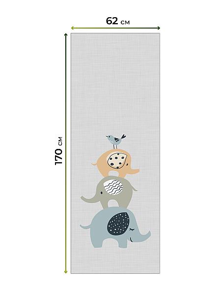 Рулонная штора для кухни для детской Лертонт - 648 - 62 см - фото 7