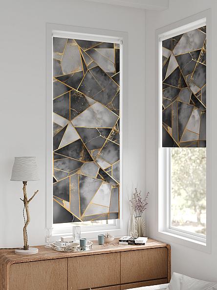 Рулонная штора для кухни для детской Лертонт - 652 - 62 см - фото 2