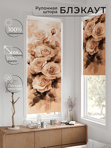 Рулонная штора для кухни для детской Рилварт - 573 - 68 см