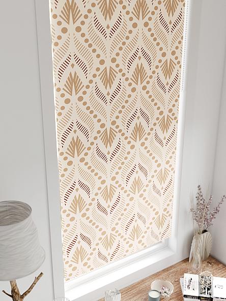 Рулонная штора для кухни для детской Рилварт - 574 - 68 см - фото 4