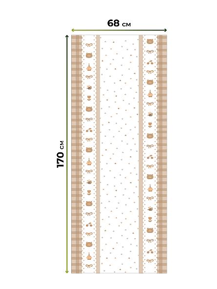 Рулонная штора для кухни для детской Рилварт - 586 - 68 см - фото 7