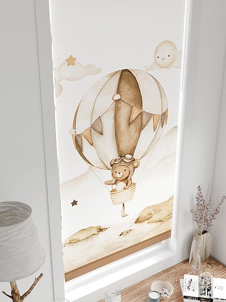 Рулонная штора для кухни для детской Рилварт - 587 - 68 см - фото 4