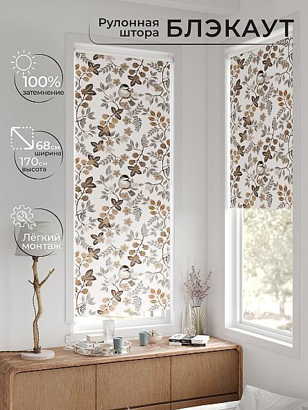 Рулонная штора для кухни для детской Рилварт - 600 - 68 см