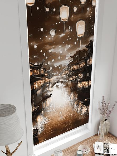 Рулонная штора для кухни для детской Рилварт - 611 - 68 см - фото 4