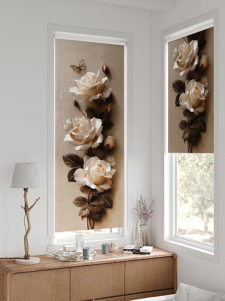 Рулонная штора для кухни для детской Рилварт - 613 - 68 см - фото 2