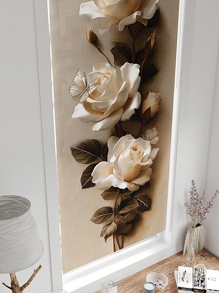 Рулонная штора для кухни для детской Рилварт - 613 - 68 см - фото 4