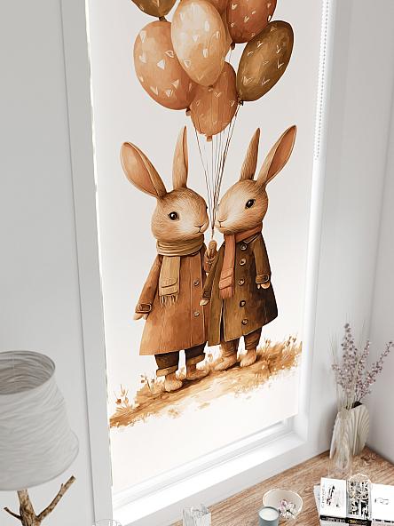 Рулонная штора для кухни для детской Рилварт - 615 - 68 см - фото 4