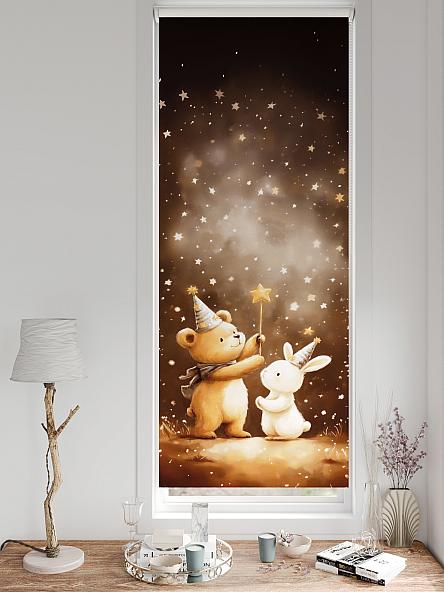 Рулонная штора для кухни для детской Рилварт - 616 - 68 см - фото 3