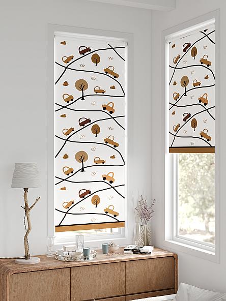 Рулонная штора для кухни для детской Рилварт - 618 - 68 см - фото 2