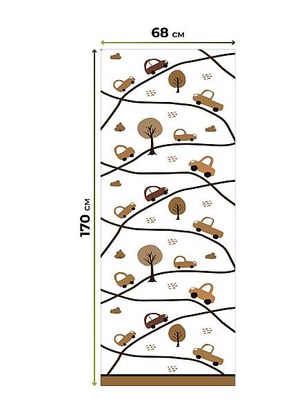Рулонная штора для кухни для детской Рилварт - 618 - 68 см - фото 7