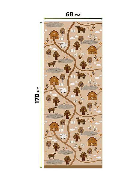 Рулонная штора для кухни для детской Рилварт - 619 - 68 см - фото 7