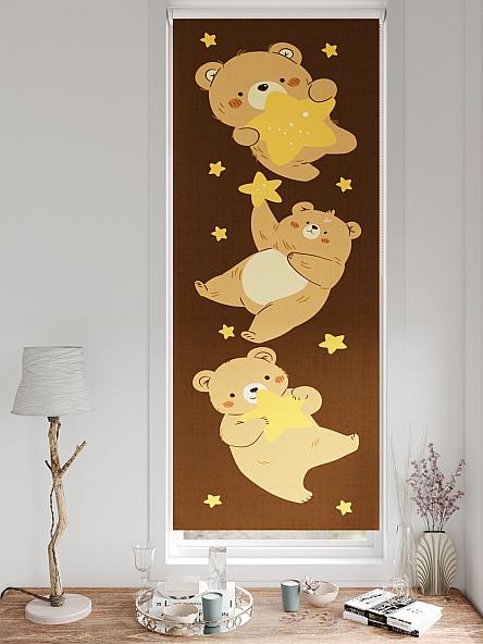 Рулонная штора для кухни для детской Рилварт - 621 - 68 см - фото 3