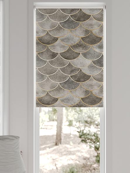 Рулонная штора для кухни для детской Рилварт - 631 - 68 см - фото 6