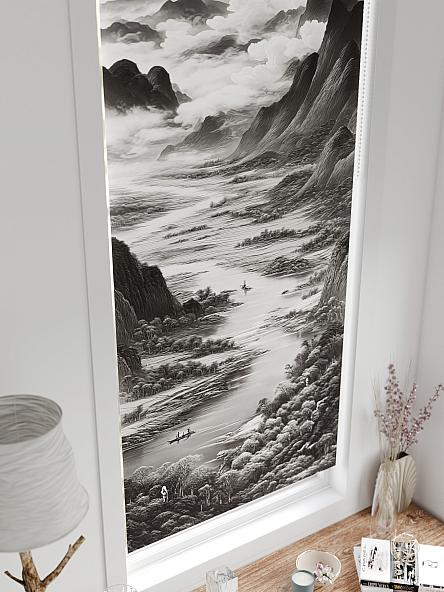 Рулонная штора для кухни для детской Рилварт - 640 - 68 см - фото 4