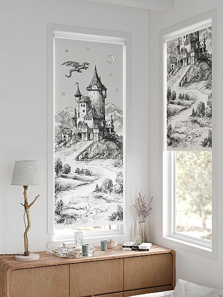 Рулонная штора для кухни для детской Рилварт - 646 - 68 см - фото 2