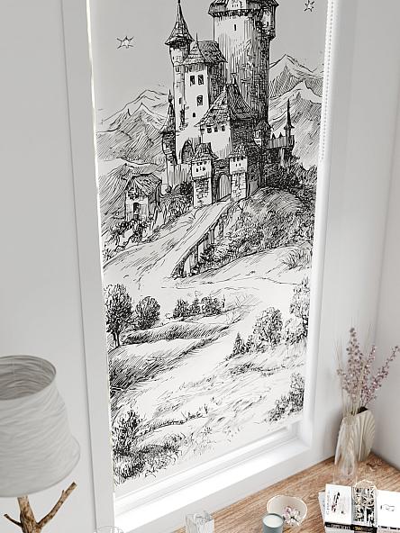 Рулонная штора для кухни для детской Рилварт - 646 - 68 см - фото 4