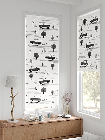 Рулонная штора для кухни для детской Рилварт - 647 - 68 см - фото 2