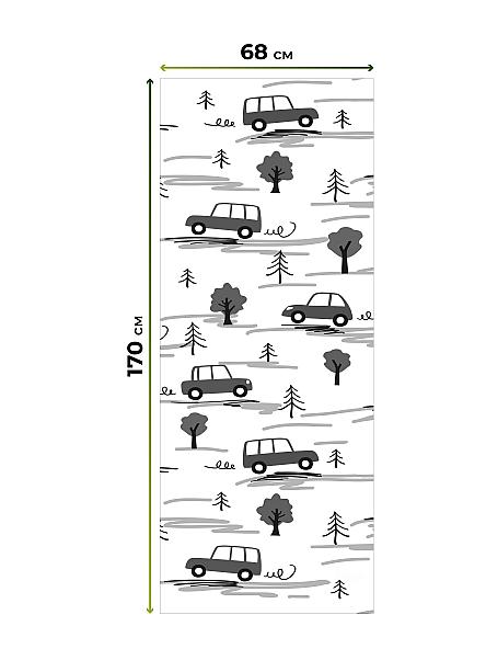 Рулонная штора для кухни для детской Рилварт - 647 - 68 см - фото 7
