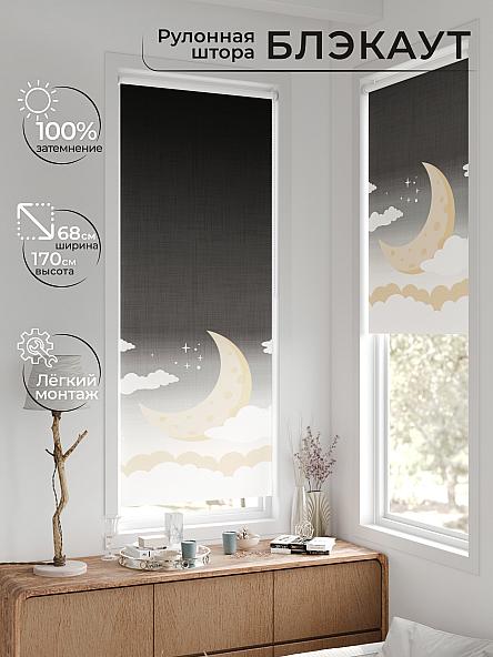 Рулонная штора для кухни для детской Рилварт - 651 - 68 см