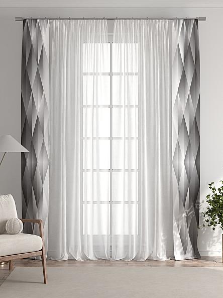 Тюль с декоративными подхватами Лабрист - 209 - фото 7