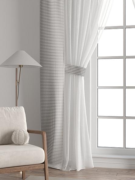 Тюль с декоративными подхватами Лабрист - 219 - фото 6