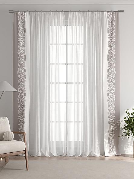 Тюль с декоративными подхватами Лабрист - 222 - фото 7