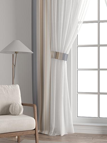 Тюль с декоративными подхватами Лабрист - 229 - фото 6