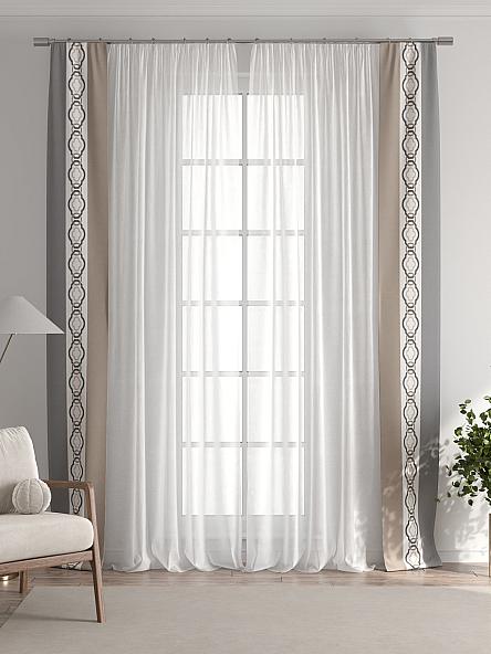 Тюль с декоративными подхватами Лабрист - 234 - фото 7