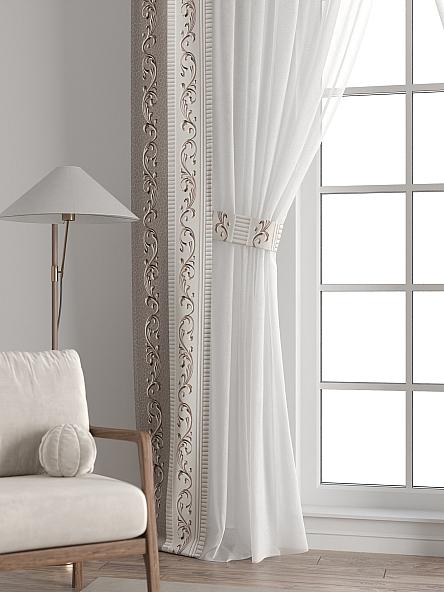 Тюль с декоративными подхватами Лабрист - 251 - фото 6