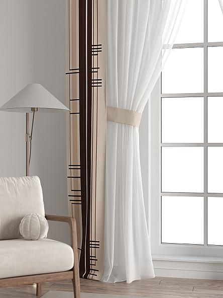 Тюль с декоративными подхватами Лабрист - 252 - фото 6