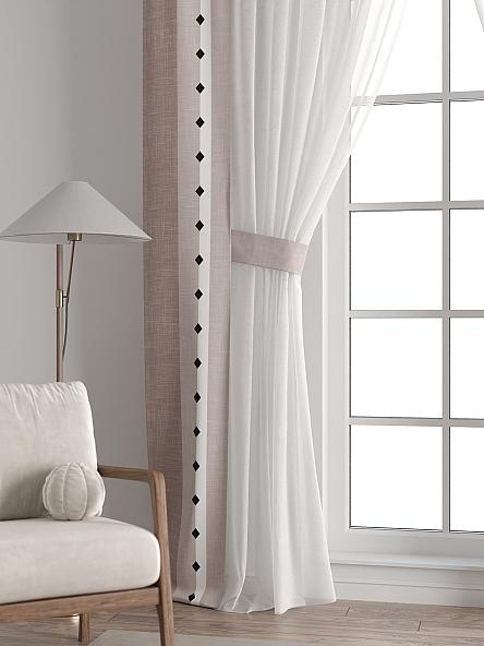 Тюль с декоративными подхватами Лабрист - 275 - фото 6