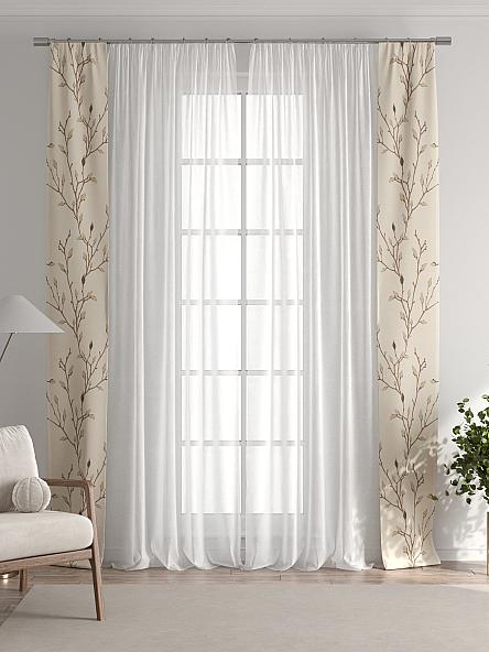 Тюль с декоративными подхватами Лабрист - 276 - фото 7