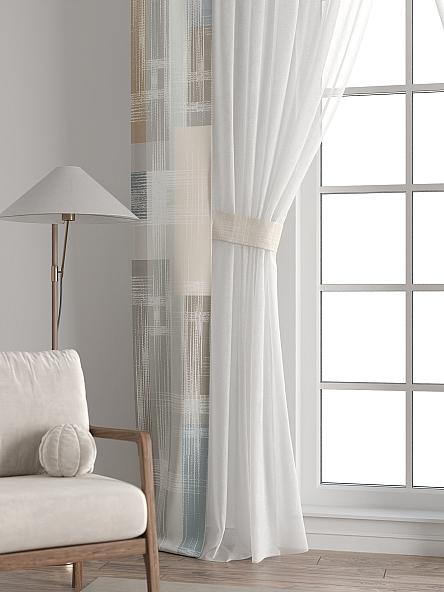 Тюль с декоративными подхватами Лабрист - 286 - фото 6