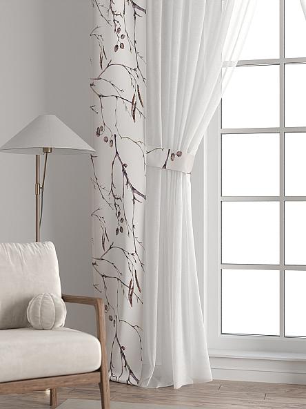 Тюль с декоративными подхватами Лабрист - 292 - фото 6