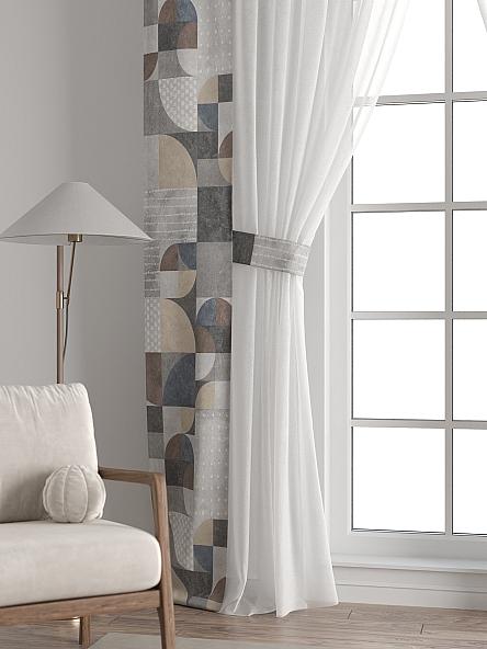 Тюль с декоративными подхватами Лабрист - 298 - фото 6