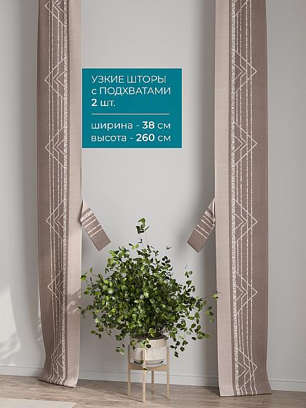 Тюль с декоративными подхватами Лабрист - 302 - фото 2